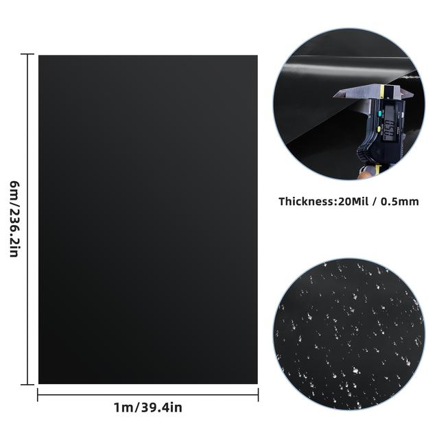 TEMU 1m*6m -Sickerfolie Teichfolie, Schaffen Sie beeindruckende Wasserlandschaften in Ihrem Garten: Teichfolie, Teichabdeckung, wasserdichte Landschaftsfolie