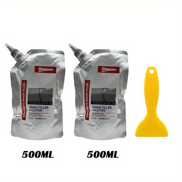 TEMU Doeyvose Universal Concrete Crack Filler For Boats, Suitable For Interior Use On Hard Floors, Tiles & Countertops – Durable, Easy To Apply, Long-lasting, 350ml & 500ml