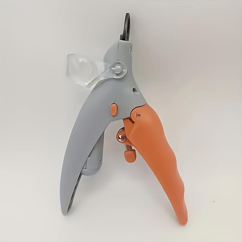 TEMU 1pc Cycg Nail Clippers & Polisher With Led, Low-voltage Nail Trimmer Scissors, Pet Grooming For Puppies Kittens, - Nail Care For Hard-to-clip Nails
