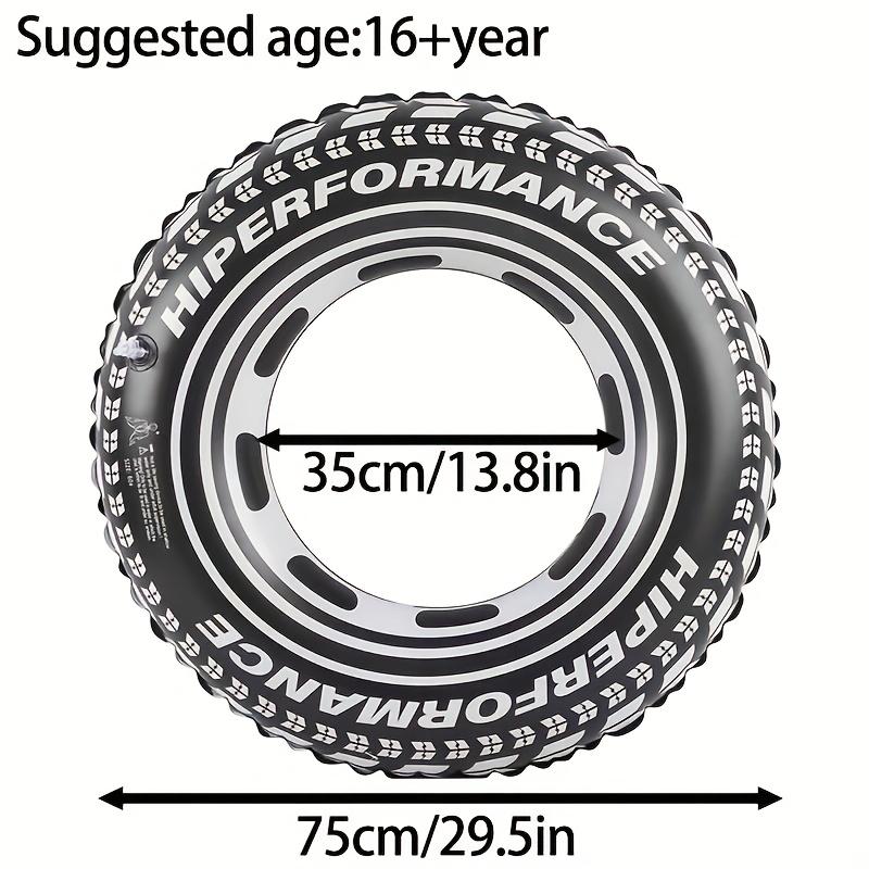 TEMU 1pc Inflatable Tire, Kids Summer Beach Swimming Pool Toy