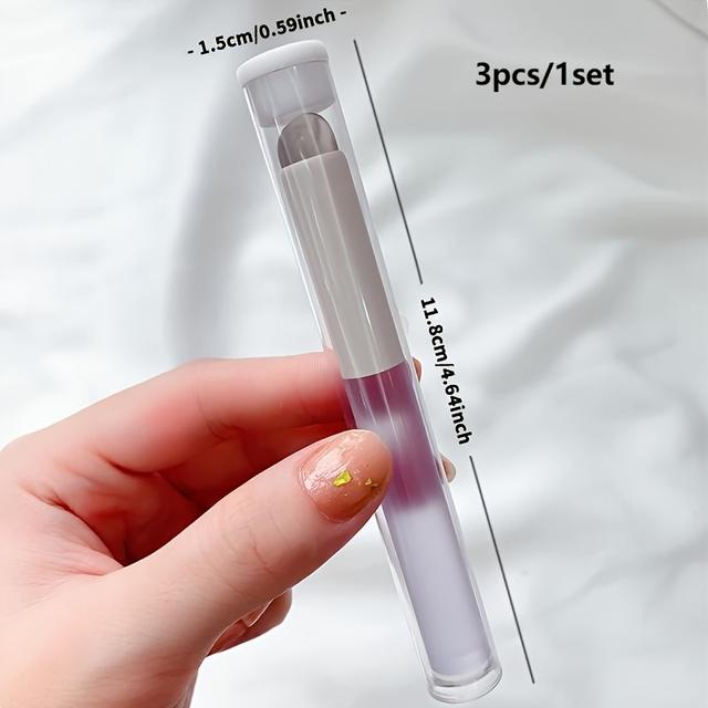 TEMU 3 darabos átlátszó körömpapír készlet körömművészethez, francia manikűrrel és szabálytalan mintázatú bélyegzéssel.