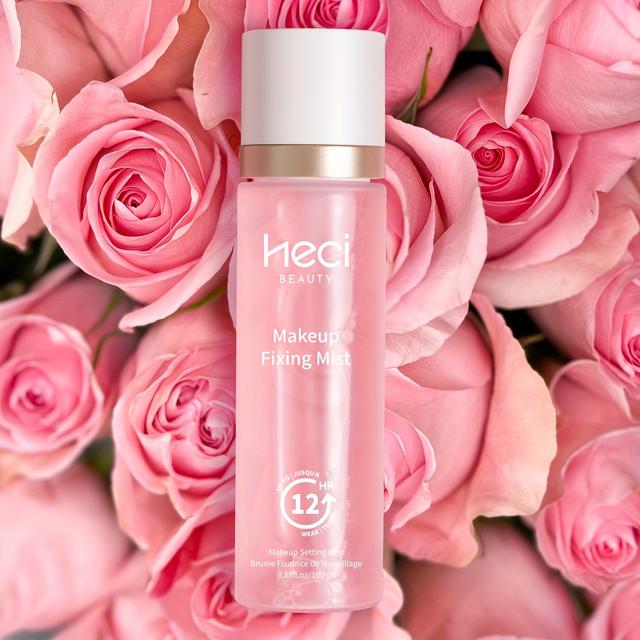 TEMU 100ml/3.38fl.oz, Pink 24-hour Oil Control Setting Spray, Waterproof And Sweat-proof Moisturizing, Natural Makeup Effect Setting Mist, Toner Setting Spray