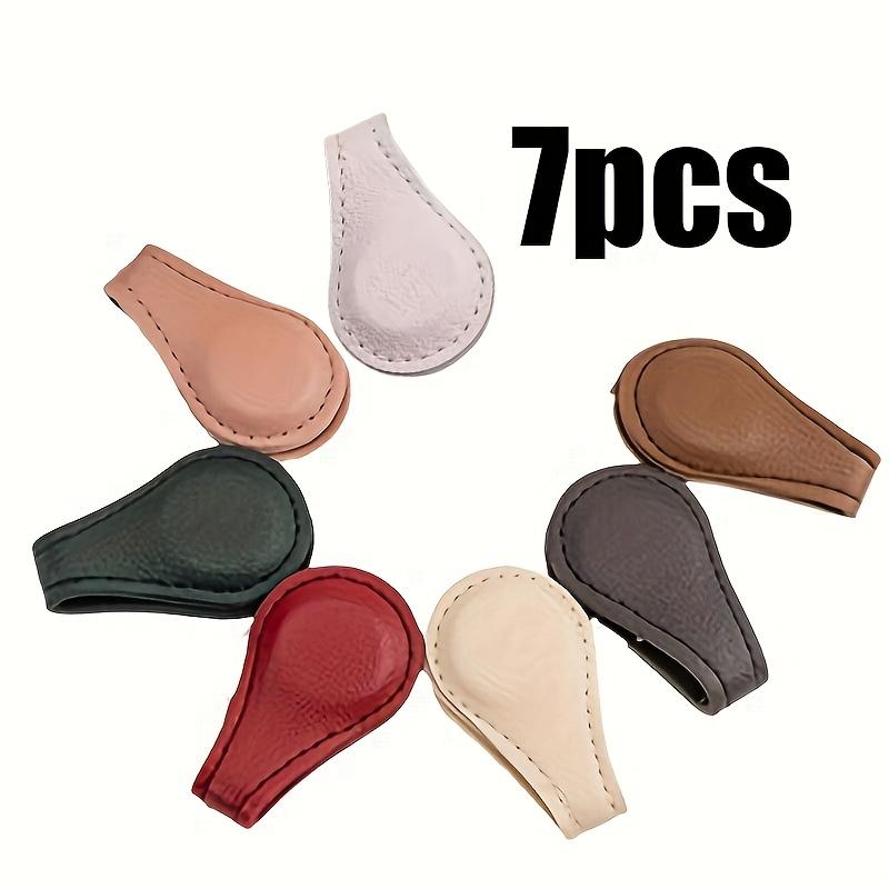 TEMU 7pcs Set Of New Unisex Clothing Additions Strong Magnet Bookmark Double-sided Magnet Trousers Hem Magnetic No-sew Hem Tape Sleeve Shortening Fixing