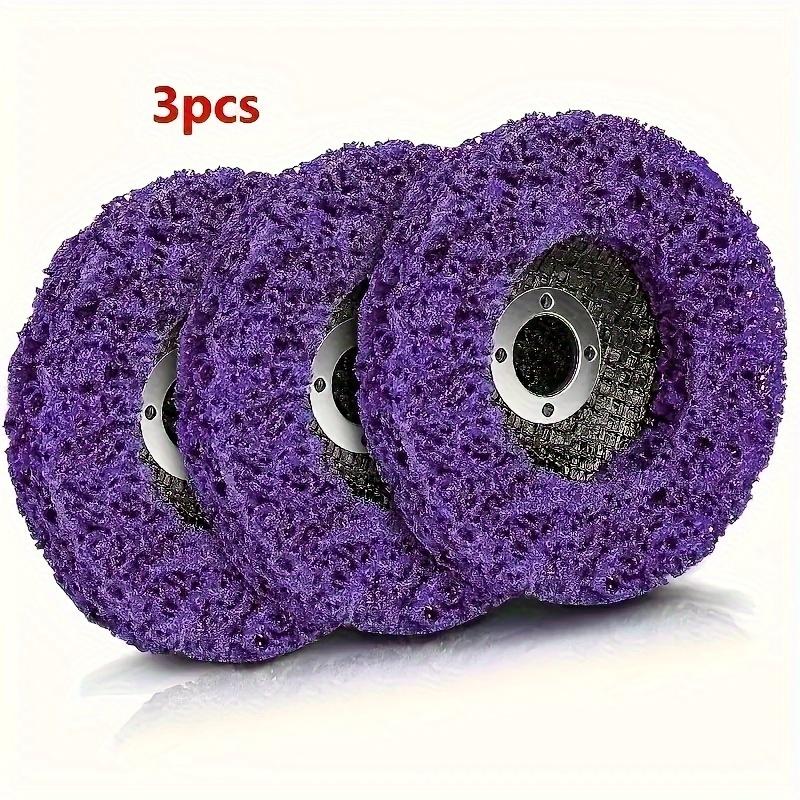 TEMU 3pcs/set Quick Change Strip Discs, 4" X 7/8" - Durable Abrasive, Ideal For Peeling Off Paint And Rust From Surfaces, Additions