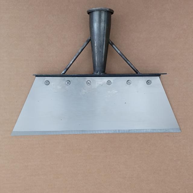 TEMU 30 cm-es fém gyomtalanító lapát rozsdamentes acélból, mocsártisztító, multifunkcionális kültéri kerti lapát, gazdasági gyomirtó eszköz