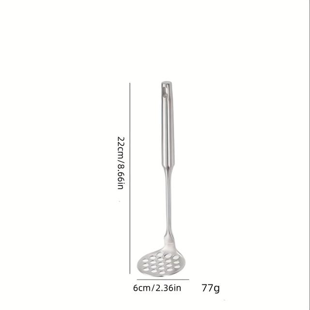 TEMU 304 Stainless Steel Potato Puree , Heavy-duty And Labor-saving , Pumpkin Puree, Banana Puree , Magical Tool For Food, Manual Pressing Tool