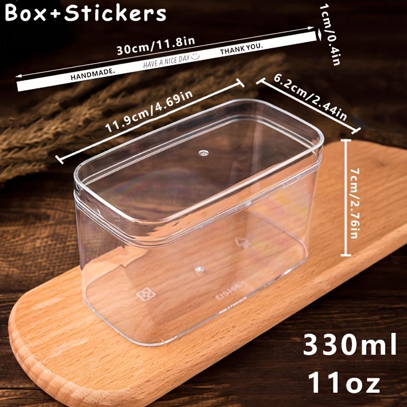 TEMU 44-teiliges Set transparente Mini-Dessertbehälter aus Kunststoff, 11 Unzen (330 ml), geeignet für Desserts, Vorspeisen, Pudding, Mousse, Eisbecher, Joghurt mit Obst, etc.