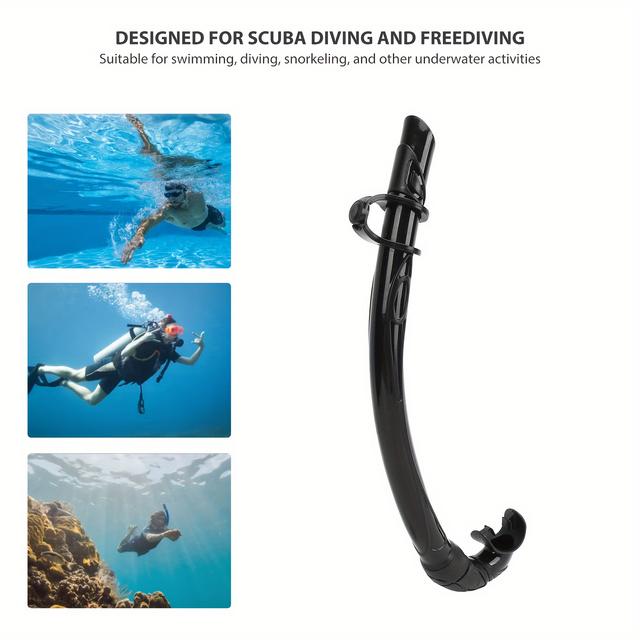 TEMU The Pvc Snorkeling Tube Is Easy To Breathe And Has A Comfortable Mouthpiece For Snorkeling