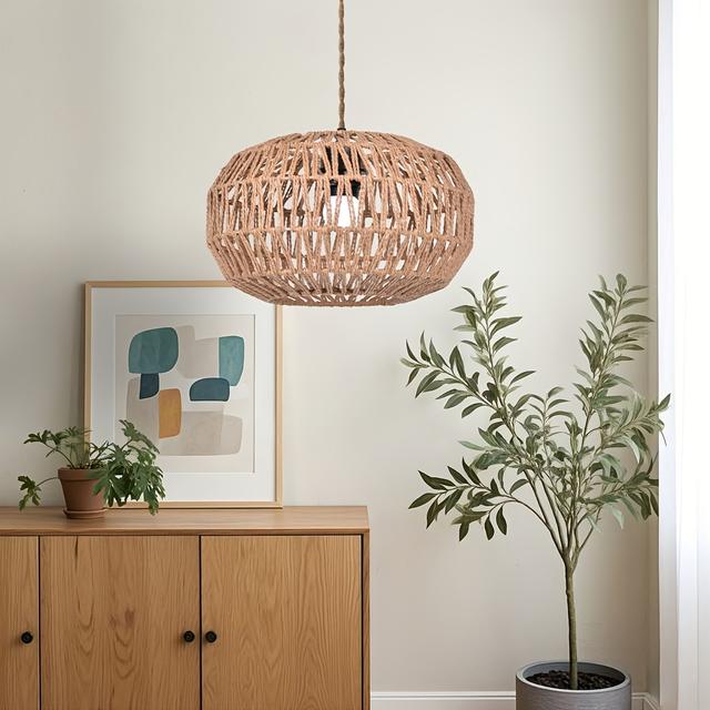 TEMU Handcrafted - Style Lampshade - Modern, No Power Needed, Homestays, Restaurants, And Coffee Shops