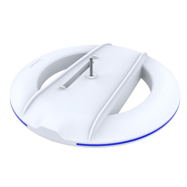 TEMU Soporte Vertical con Tornillo y Almohadilla Antideslizante para PS5 Slim Digital/Disco