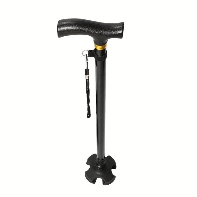 TEMU Ultra-Leichte Vier-Ecken-Trekkingstöcke, Rutschfeste Verstellbare Wanderstöcke, Robuste Wanderstöcke, Länge Verstellbar von 22.21 Zoll bis 37.01 Zoll, Geeignet für Wandern, Hiking, Unisex