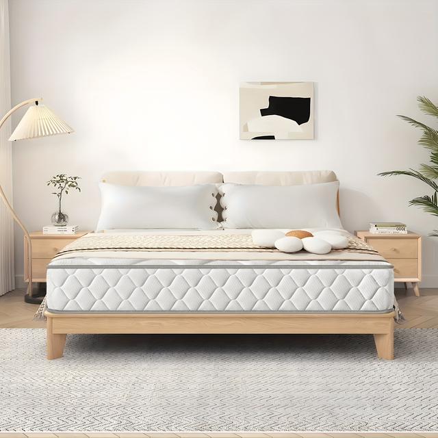 TEMU Carroltt Mattress 7-zone, Spring Mattress 22cm High, Mattress Firmness Grade H3/mattresses For Adults