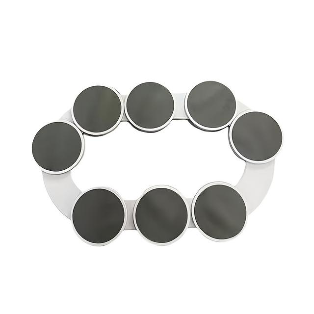 TEMU 8pcs Rotating Turntable Set For Rectangular Or Round Tables, Sliding Rail Design Reusable Kitchen Serving Tray, Lazy Susan Turntable, Tabletop Organizer For Home Gatherings And Parties