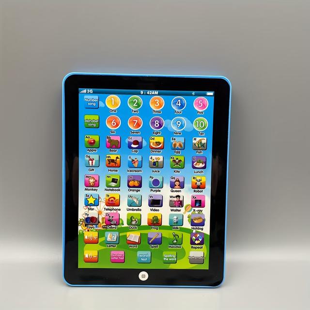 TEMU Large Tablet Toy, Multifunctional Device For Kids - Parent-child Interactive Fun, Perfect Gift For Children (battery Not Included)