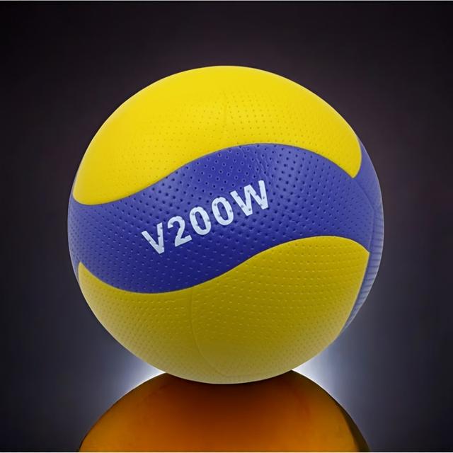 TEMU 1pc High- Size 5 Pu Adhesive Volleyball, Model V200w Durable And High Quality For Campus Sports Testing Club Training Volleyball, Beginner Training Indoor Outdoor Regular Competition Volleyball