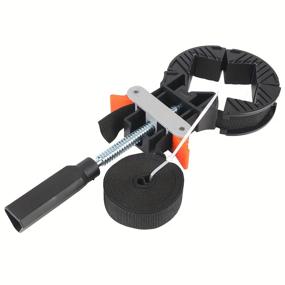 TEMU Woodworking Tools Polygonal Clip Multifunction Belt Clamp Right Angle Frame Clips Quick Adjustable Band Clamp