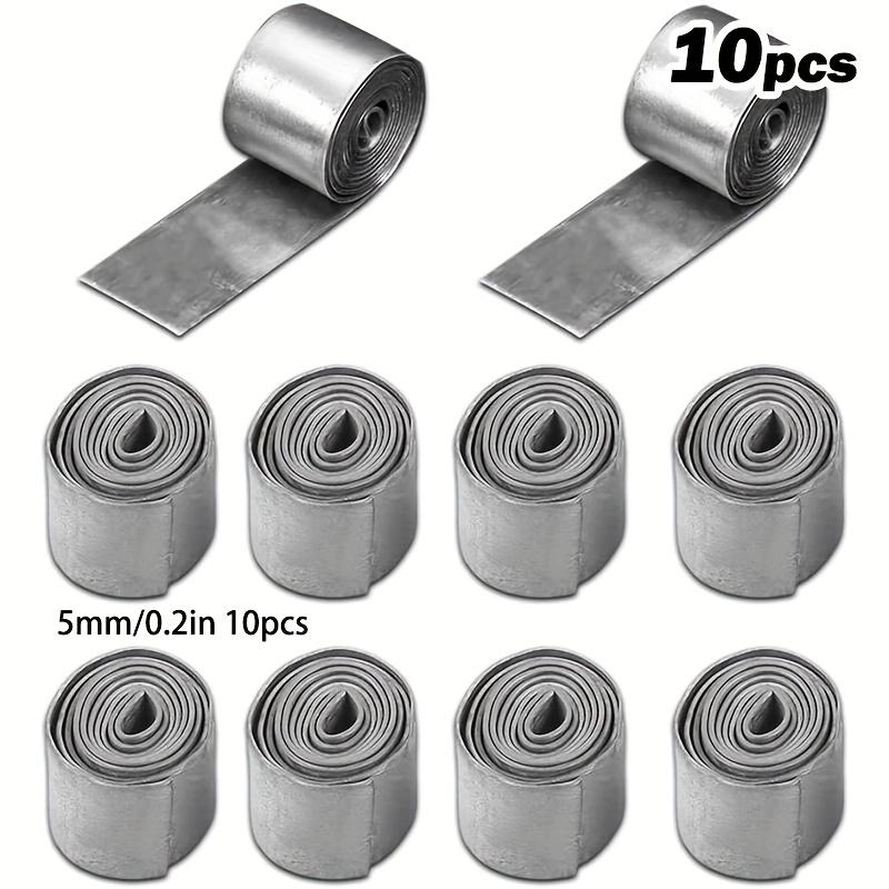 TEMU Hqzoomee 10pcs Lead Sheet Fishing Soft Lead Sheet Strip Sinkers Weights Tackle Accessories Supplies New, Balance Accessories Group