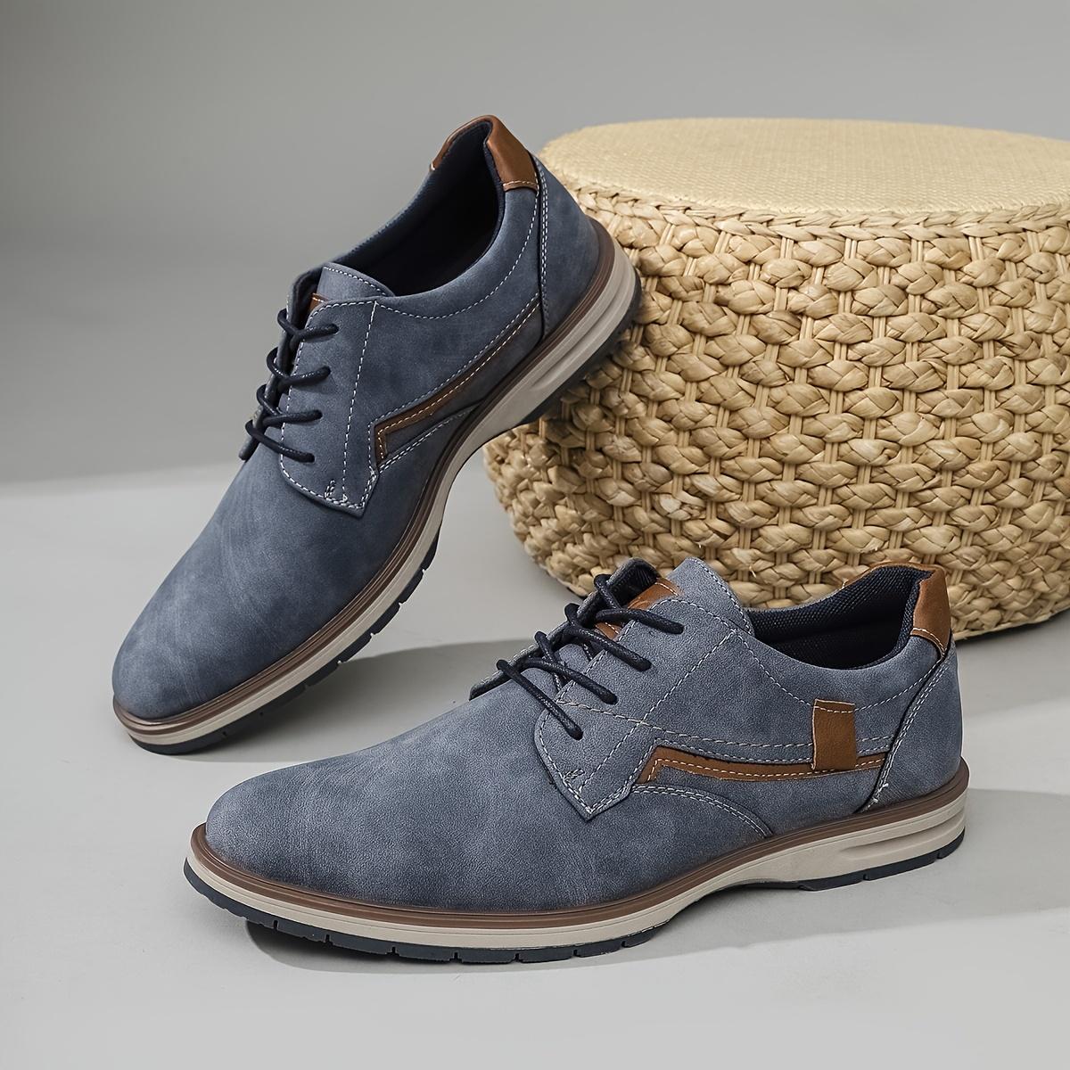 TEMU Men's Stylish Versatile British- Casual Shoes Suitable For Daily Gatherings, Dining, And Travel. Perfect For Work Commutes And Business Settings, Shoes Worn For Formal And Casual Occasions