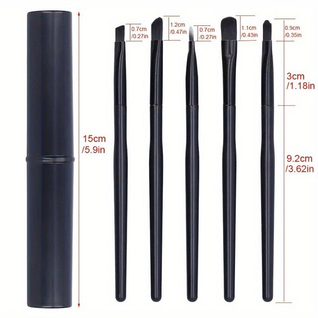 TEMU 5-teiliges Uhrenreinigungsbürstenset – Weiche Bürsten für Uhrwerks-Teile – Reparatur- Wartungswerkzeug für Uhrmacher – Uhrenzubehör