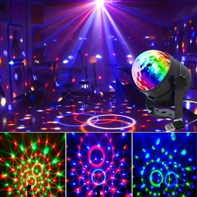 TEMU Portable Usb Socket Stage Light, Ambiance Light, Brightening Your Room.