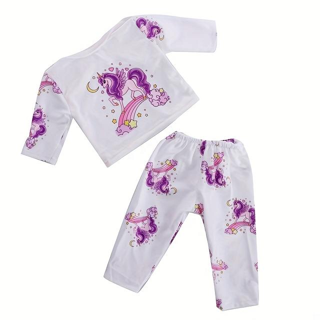 TEMU Suitable For 17inch/43cm Doll Clothing, Unicorn Turtle Dinosaur Pattern, Fashionable Doll Clothing, Playhouse Toys, Holiday Gifts (excluding Dolls)