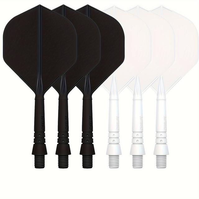 TEMU Cyeelife 6er-Pack Standard Dart Flights - Langlebiges PP-Material, Universal Fit, Starke und flexible Heckflügel für Dartspiele