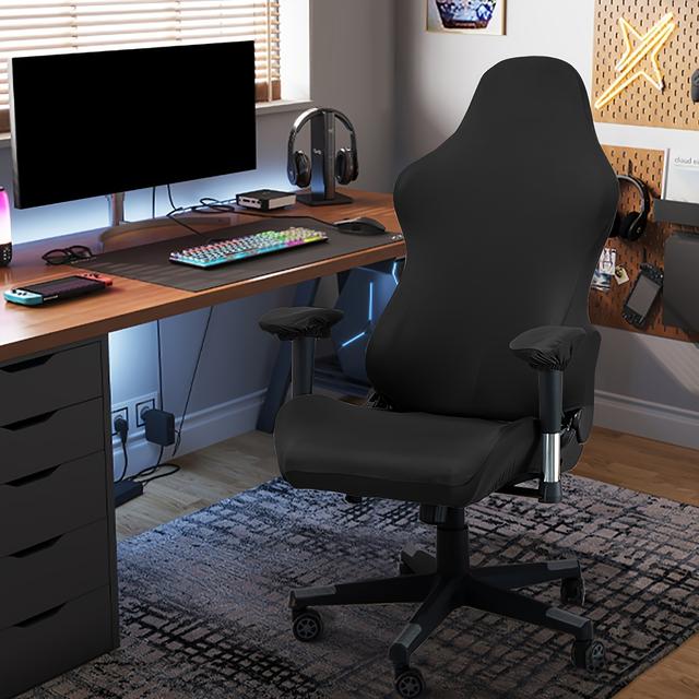 TEMU Ein Set Milchfaser-Stoff elastische Stuhlbezug (inklusive 2 Armlehnen)