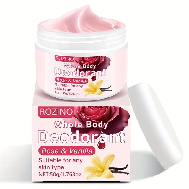 TEMU Deodorant Cream, 72 Hours Fresh Body Odor, Vanilla Scent, Body Deodorant, Long-lasting Fragrance, Suitable For Underarms, Whole Body, Private Parts, Body Odor, Bad Smell, Deodorant Cream