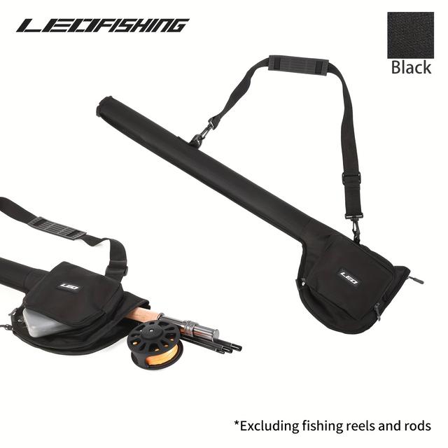 TEMU Leofishing Portable Fly Fishing Storage Bag For Rod And Reel Carry Complete Protection Of Fishing Rod And Reel Fly Fishing Gear Case Fishing "only Carriery Bag"