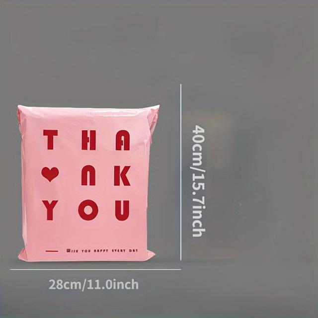 TEMU 20pcs, Thick Bag, Shopping Bag You Gift Bag Mail Envelope, Thick Bag Bag-clothing Waterproof Packaging- Pouch
