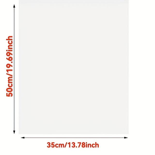 TEMU 100pcs Of 35cm X 50cm Pof Heat Shrink Packaging Bags, Transparent And Odorless Single-port Heat Shrink Film Bags, Suitable For Packaging Soap, Candles, Jars, Bath Products, Projects, And Gifts