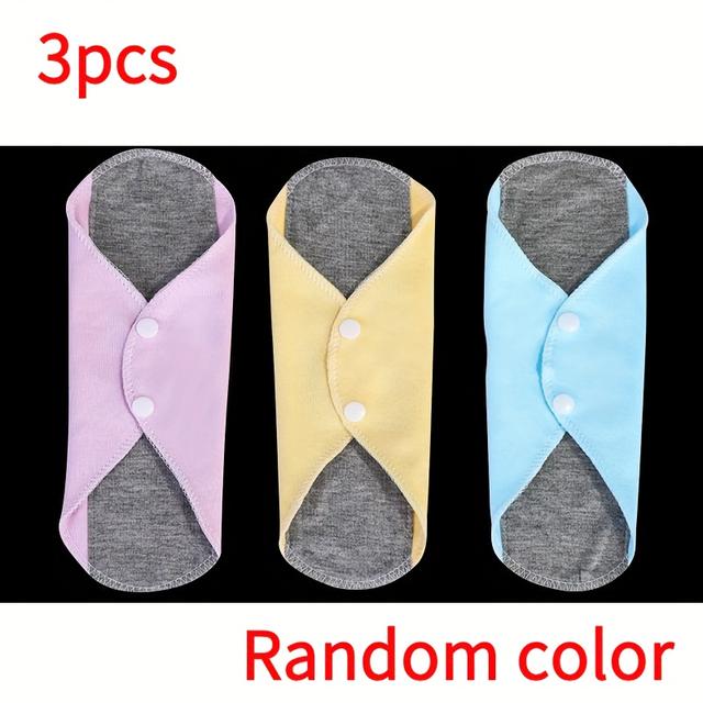 TEMU Újrahasználható Felnőtt Ápoló Betétek (3/5/10/20 db) - Mosható, Véletlenszerű Színek - Ideális Utazáshoz és Mindennapi Használathoz