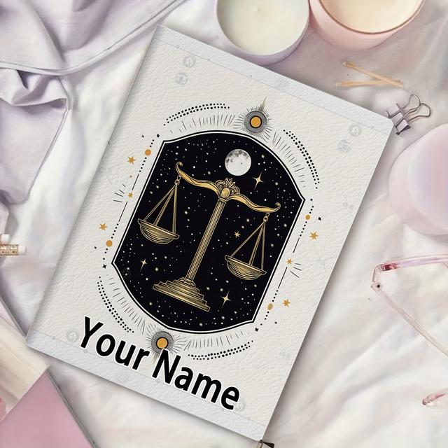 TEMU دفتر A5 أنيق وبسيط قابل للتخصيص مع رسائل شخصية، 1 قطعة، تصميم عصري، مثالي للمحترفين، هدية مثالية لعيد الهالوين وعيد الميلاد، لوازم مكتبية يومية