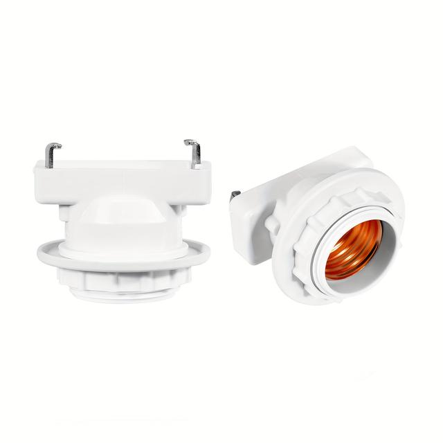 TEMU アダプター、ター、ベース、E26口径、角型フック、、フック、シーリン電球ソケット、ライトヘッドット、天井用、照明ソケット