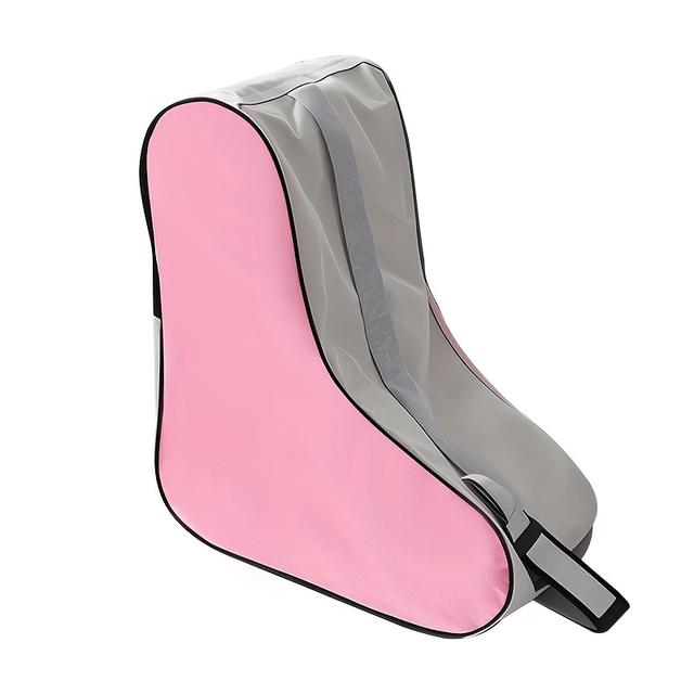 TEMU Große dreieckige Rollschuh-Schultertasche mit großem Fassungsvermögen zur Aufbewahrung von Inline-Skates
