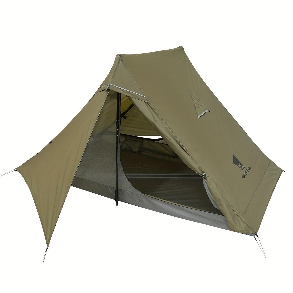 TEMU Geertop Ultralight Backpacking Tent 2 Person Trekking Pole Tent Easy Setup Tent For Outdoor Hiking Camping Travel