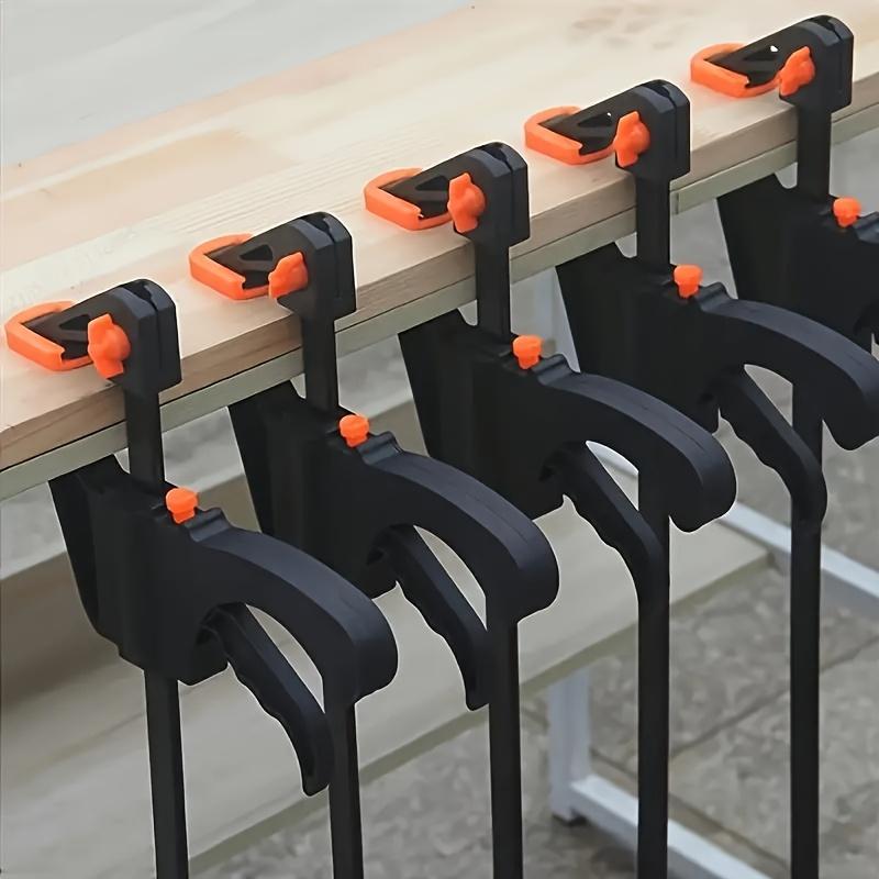 TEMU 5pcs Set Of F-clamps - Quick-release Ratchet Squeeze Carpentry Tools, Home Renovation Manual Tools