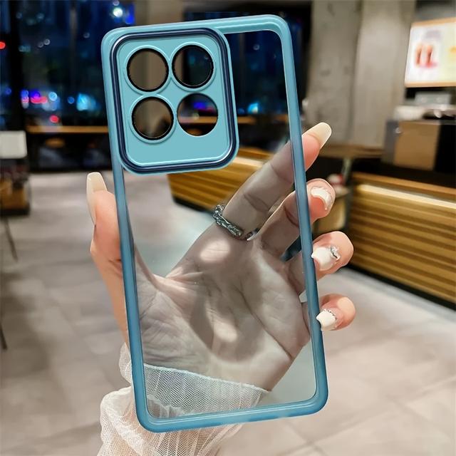 TEMU Phone Case: With Lens Protector, For Xiaomi 14t And 14t Pro, Fashionable Shockproof Phone Cover, High-quality Protective Case