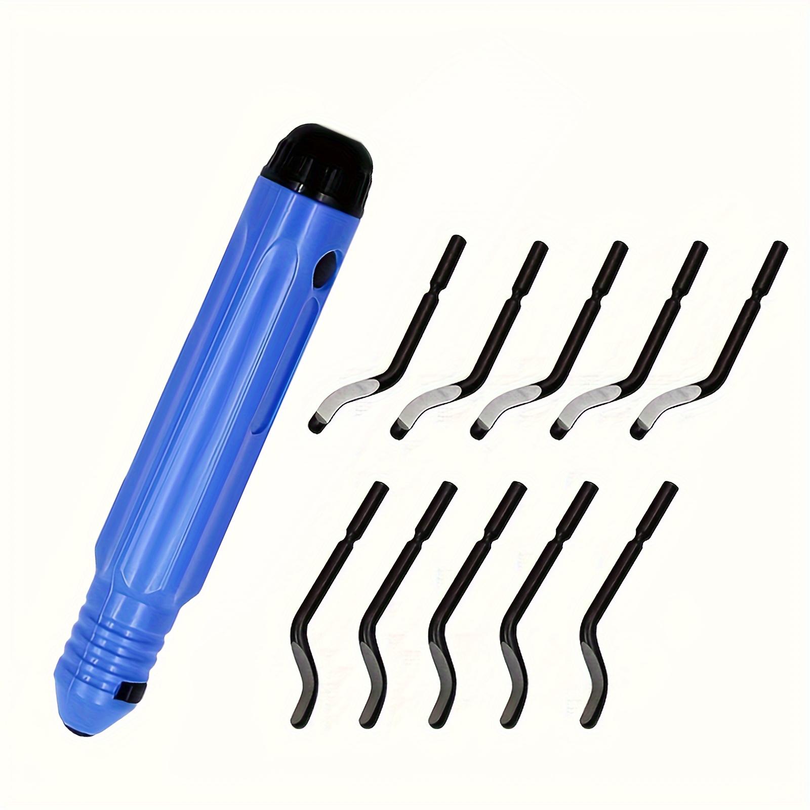 TEMU 1/11pcs Hand Burr Trimming Knife Scraper Chamfer Deburring Tool Deburring Cutters Set Burr Remover Hand Tool For Copper Tube Reamer Tool, Parts Wood Plastic Aluminum