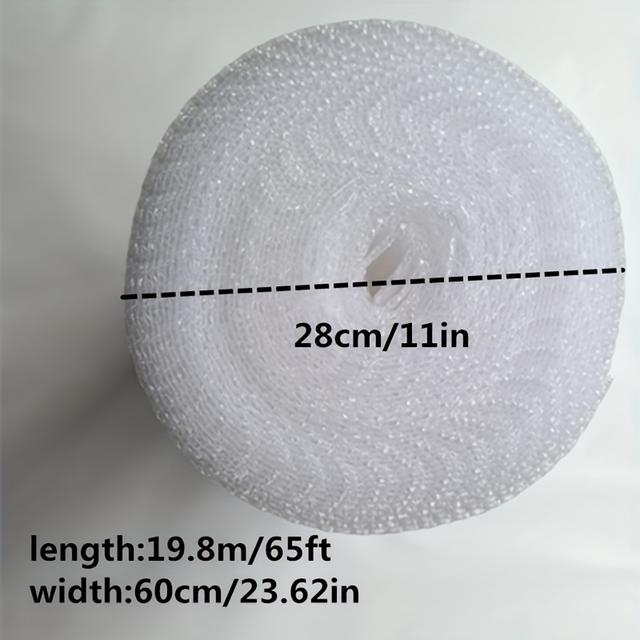 TEMU 600mm Wide High-quality Bubble Wrap Roll - For Moving And Transport - Durable, Reusable,