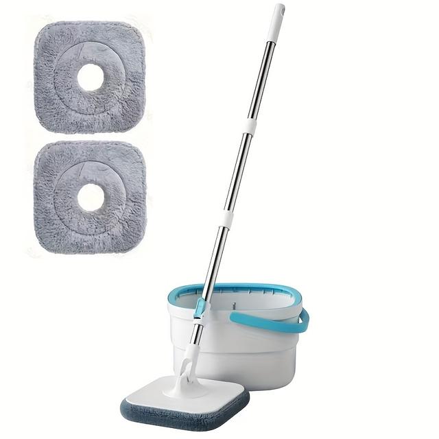 TEMU 1 set, e secchio per lavaggio senza con separazione delle reflue, riutilizzabile - testa a 360° - con 2 di , pulizia efficiente, pigra, per casa, cucina e bagno, accessori per la pulizia