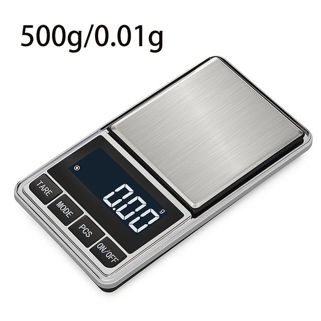 TEMU 0.01 Jewelry Scale, Electronic Scale For Golden, Jewelry Weighing, Tea Leaf Scale, Weight Scale, Small Balance For Measuring Grams, Portable Accurate Gram Scale, Pocket Jewelry Scale 0.01g
