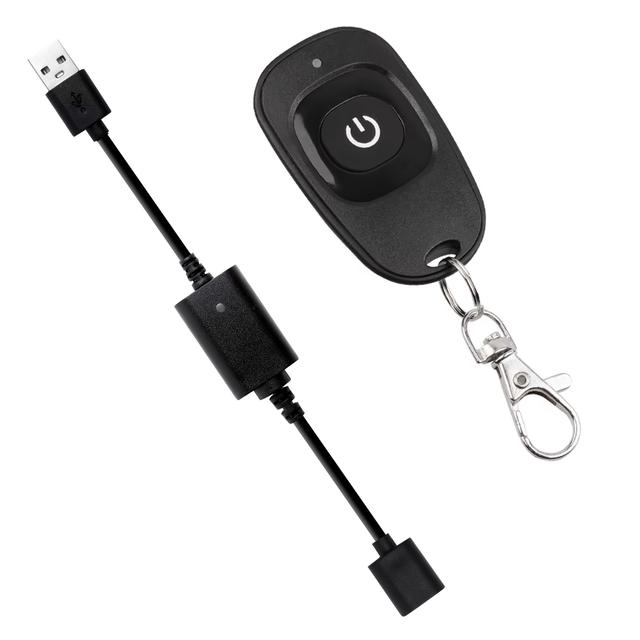 TEMU 2/3pcs Set 5v Usb Wireless Rf Remote Control Switch For Led Light Strips, Reading Lamps, And Fans