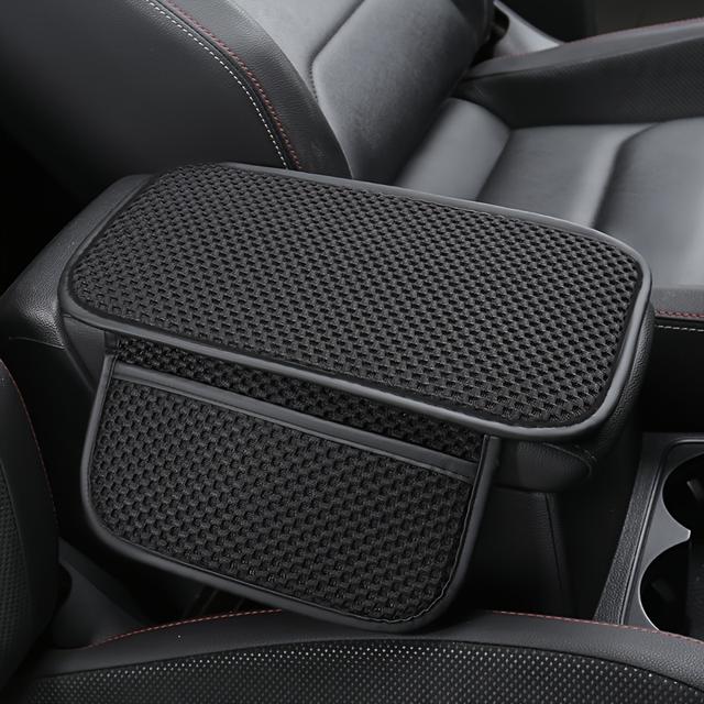 TEMU Car Armrest Pad With 2 Pockets And Center Console Extender With Storage Space For Most Vehicles