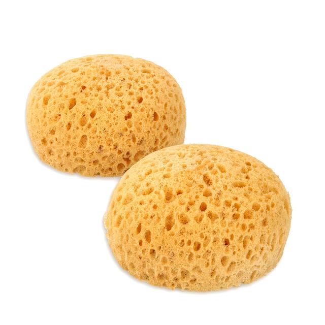 TEMU Mmrh Natural Seaweed Exfoliating Sponge, Bubble Scrub For Deep Cleansing & Dead Skin Removal, Honeycomb Texture, High-quality Bathing Accessory For