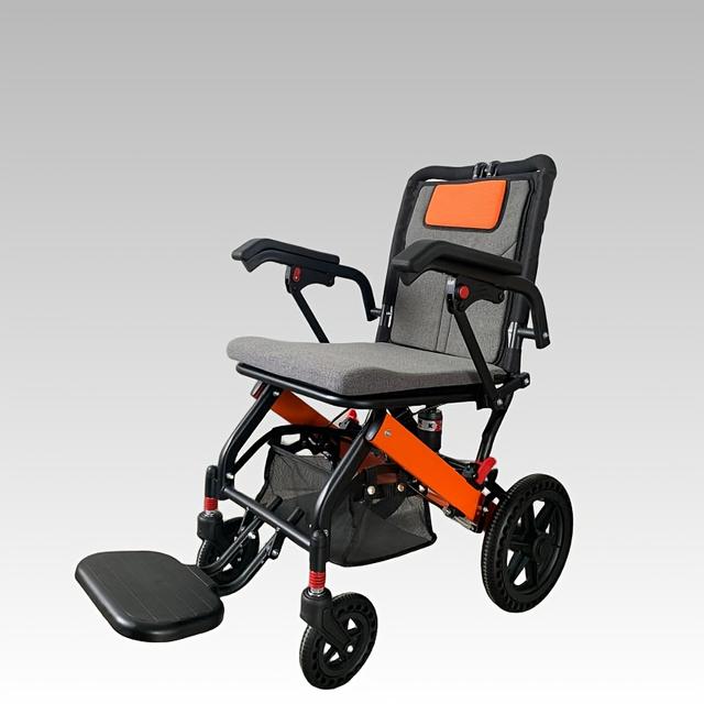 TEMU Leichter, eleganter Einkaufswagen mit ergonomischem Sitz & offenen Armlehnen, robusten Rädern, Feder-Dämpfung, sanftem Bremssystem