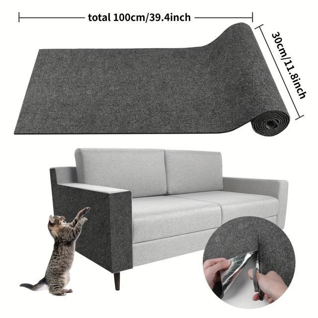 TEMU 1pc Of Self-adhesive Cat Scratching Pad, Cat Climbing Toy - Cat Scratching Protect Your Furniture And Walls - Arbitrary Cutting, Strong , Soft And Wear-resistant, Multiple Colors