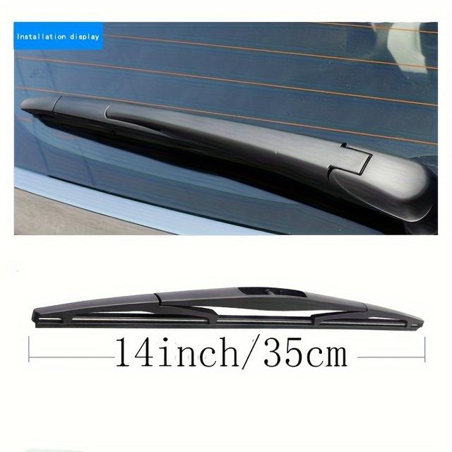TEMU 14" Rear Windshield Wiper Blade For Crv Mk3 2007-2011, Vehicle Specific Fit, Natural Rubber, Bayonet Mounting, Universal Driving Position - Car Accessories