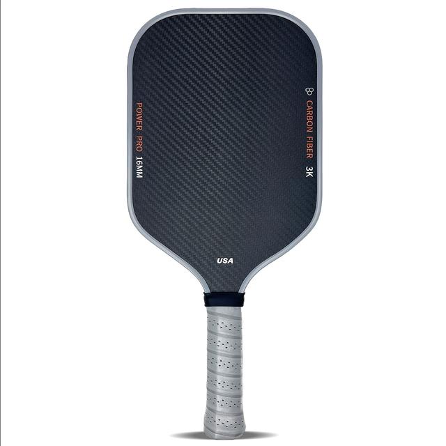 TEMU 1 Carbon Fiber T700 Fabric Texture Pickleball Paddle | 16mm , High Friction, Cold Pressed, Usa Approved