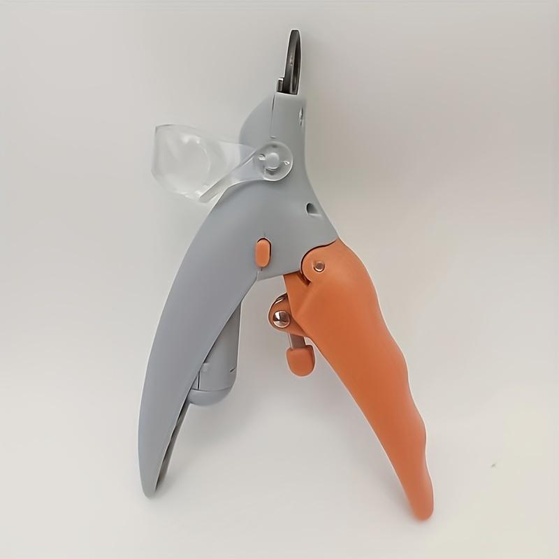 TEMU 1pc Cycg 1-in-1 Nail Clippers & Polisher With Led Suitable For Pets, Low-voltage Scissors For - Grooming, Nail Trimmer For Cats And Dogs, - (no Revision)